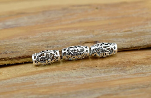 Аксессуары ручной работы, защитный амулет, четки из круглых бусин, аксессуар, серебро 925 пробы