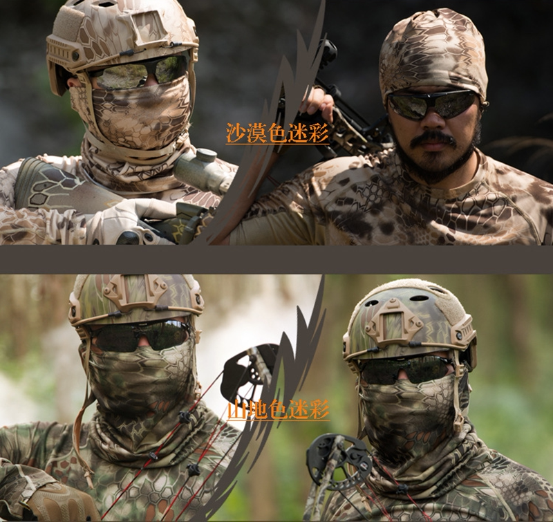 Mask multifunction Sport-type speed dry material Neck Outdoor Riding Headscarf Tactical Scarf-proof headgear
