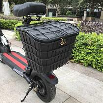 Electric scooter rear basket front basket Shilop Phoenix folding scooter rear vegetable basket bracket accessories