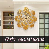 American hanging clock living room decoration wall clock creative atmosphere fashion European light luxury clock-lucky goddess