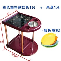 Creative water teacup stool automatic museum machine Mahjong small round shelf side of the rack tea table round table next to play Mahjong