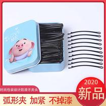 Headwear clip black Korean steel side clip hair edge child hair hairclip Han clip small
