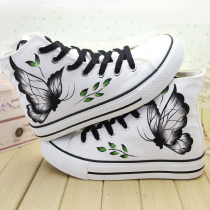 High canvas shoes night shoes womens 2020 new spring and autumn casual shoes student sports shoes shoes womens shoes men