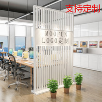 Wrought iron screen Modern simple partition office decoration Home front entrance Living room seat screen loft custom