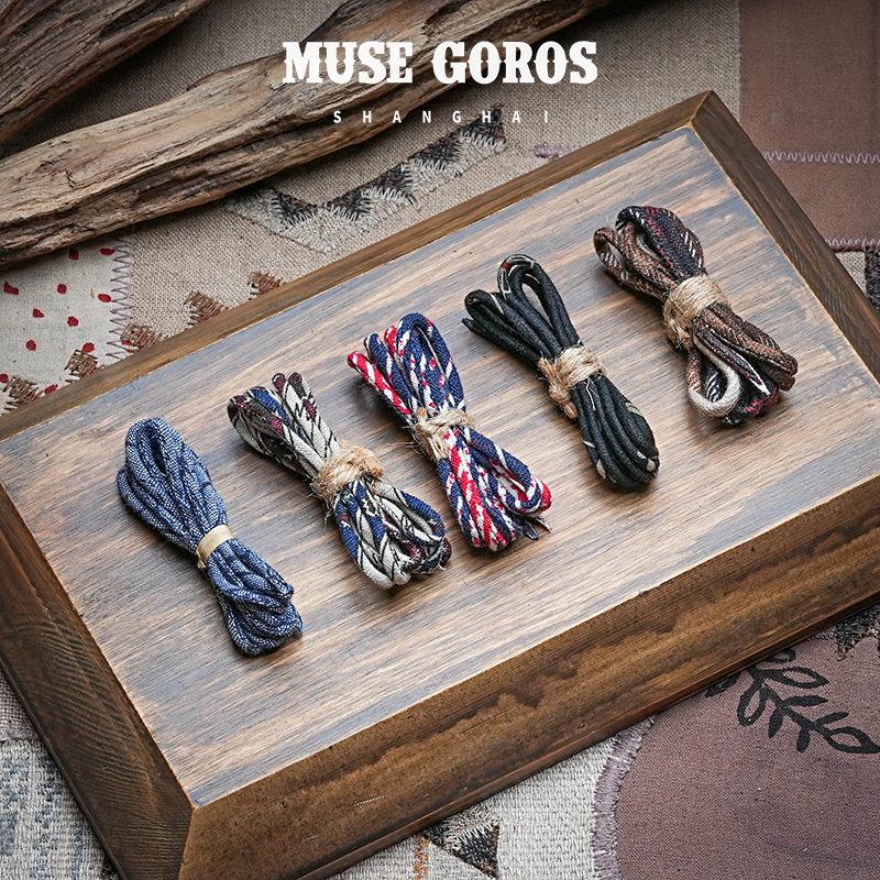 Ancient Cloth Rope Yves Takahashi Goro Necklace with Goros and New Play Method Deerskin Rope Replacement Ancient Cloth Rope Yves Takahashi Goro Necklace with Goros and New Play Method Deerskin Rope Replacement