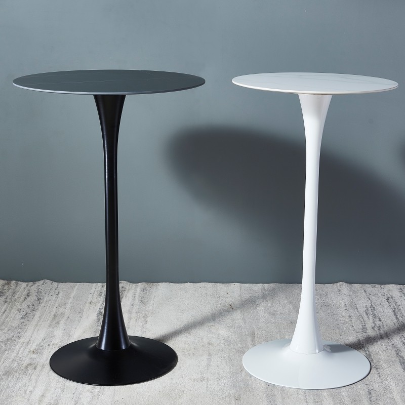 Nordic Rockboard Bar Table Minimalist Modern Round Bar Table Light Extravaganza Creative High Foot Tulip High Foot Table