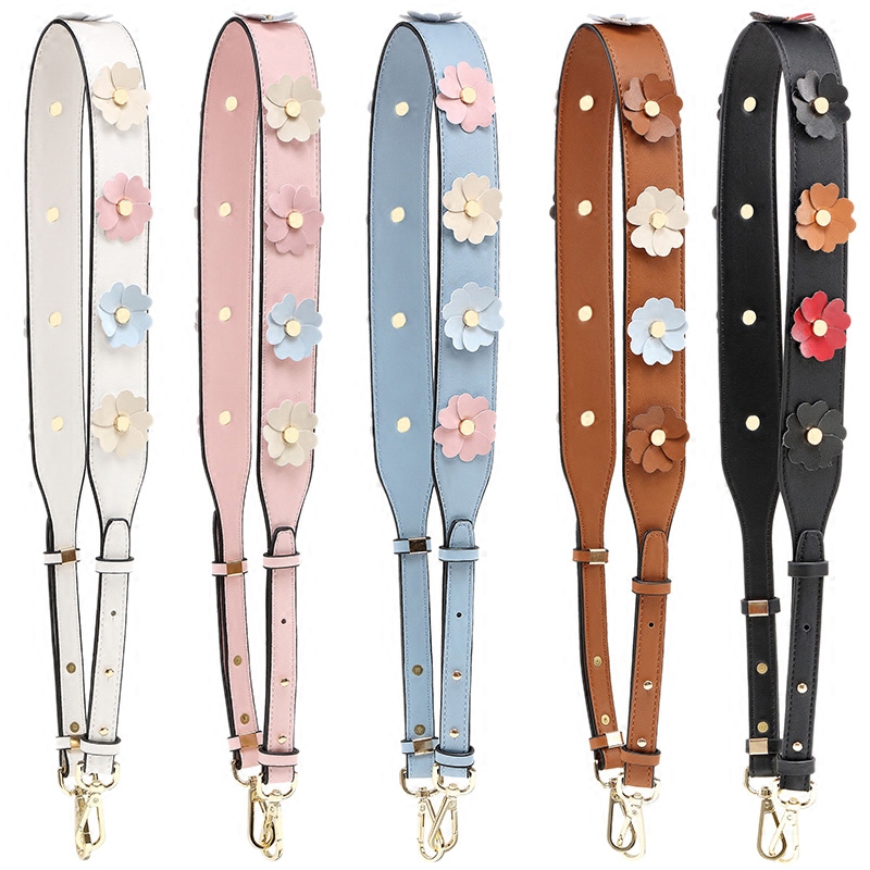 Wide Shoulder Strap Bag Accessory Crossbody Backpack Shoulder Bag Single Shoulder Bag Strap Accessory Crossbody Floral Bag Strap Long