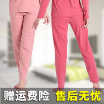 Autumn and winter womens new Delong self-heating hyaluronic acid heating no Mark plus fat size plus velvet elastic warm pants