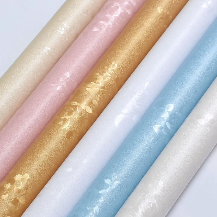 Dày PVC phim màu không thấm nước tự dính hình nền hình nền phòng ngủ phong cách châu Âu phòng khách TV dán tường - TV