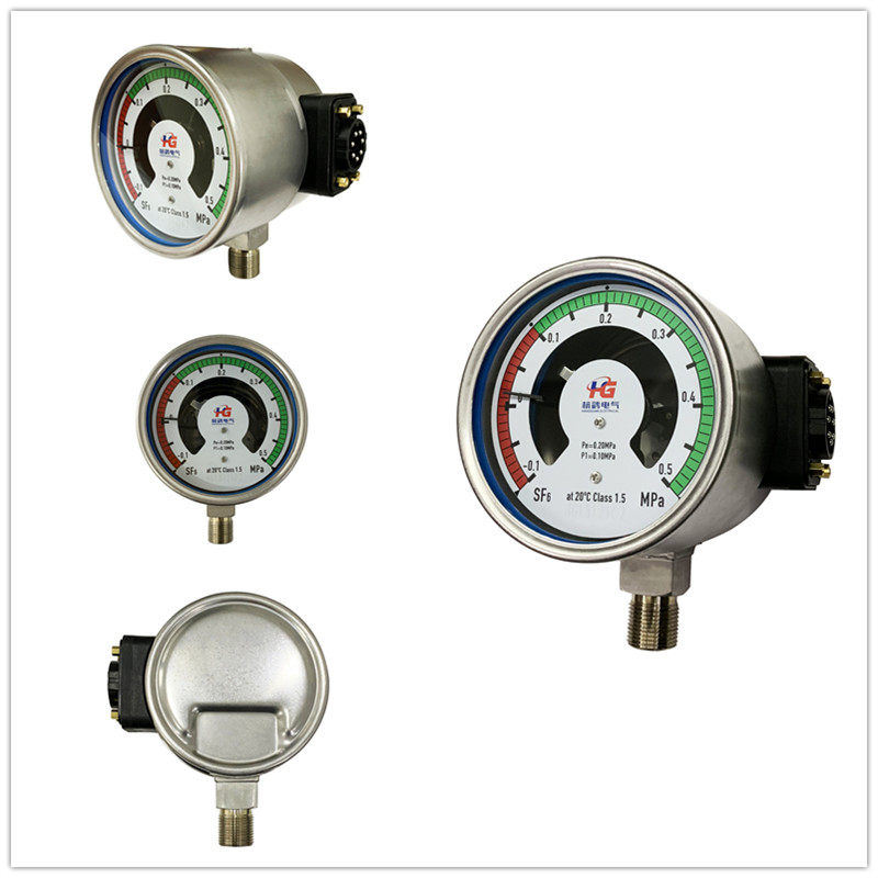 SF 6 Sulfur HF6 Gas Density Relay HGS100J Density Controller can be customized