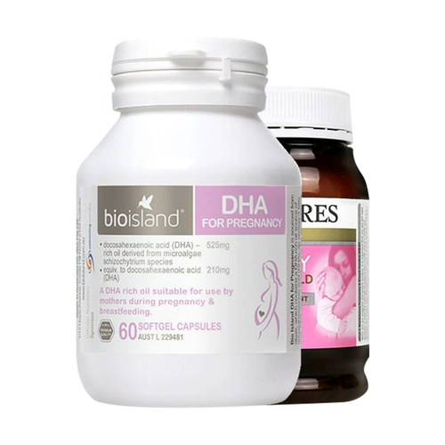 Био -беременные женщины DHA+BM Австралийская беременная бао -беременные женщины Золото питание фолиевая кислота Австралия Блэкмор