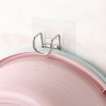 Face Basin Rack Wall-mounted Toilet Bathroom Shelve Basin Sub-Shelf Childless Shelve Children Shower Basin Hooks Stick Hook