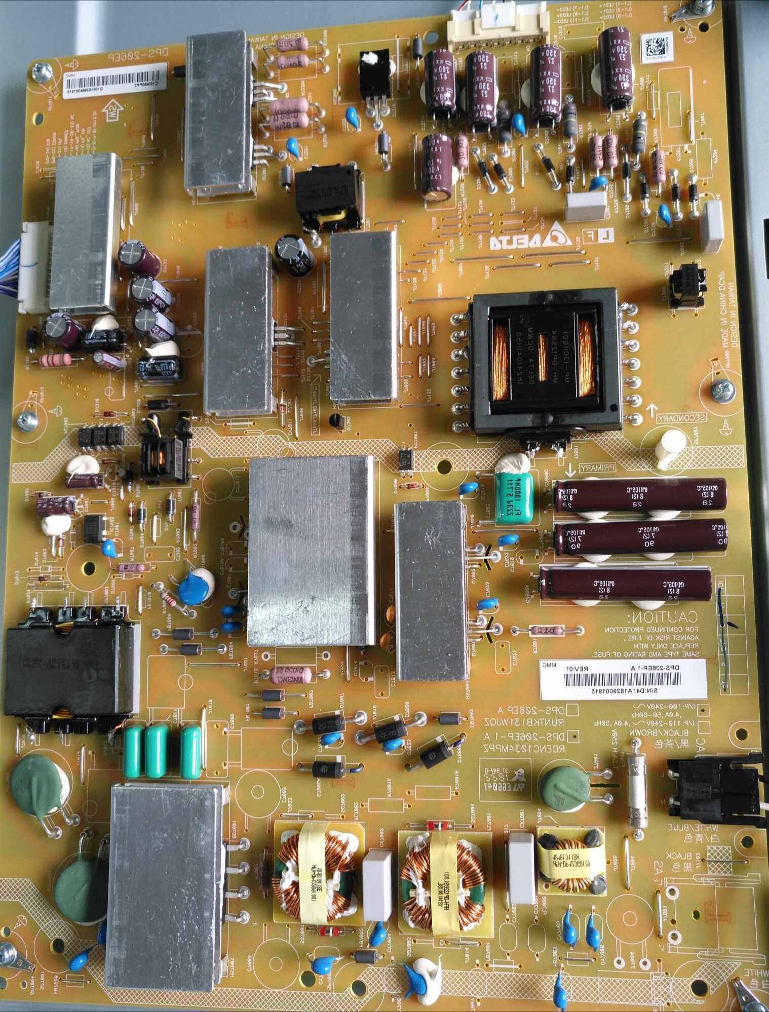 PN-70TB3 power board (LCD power board repair)