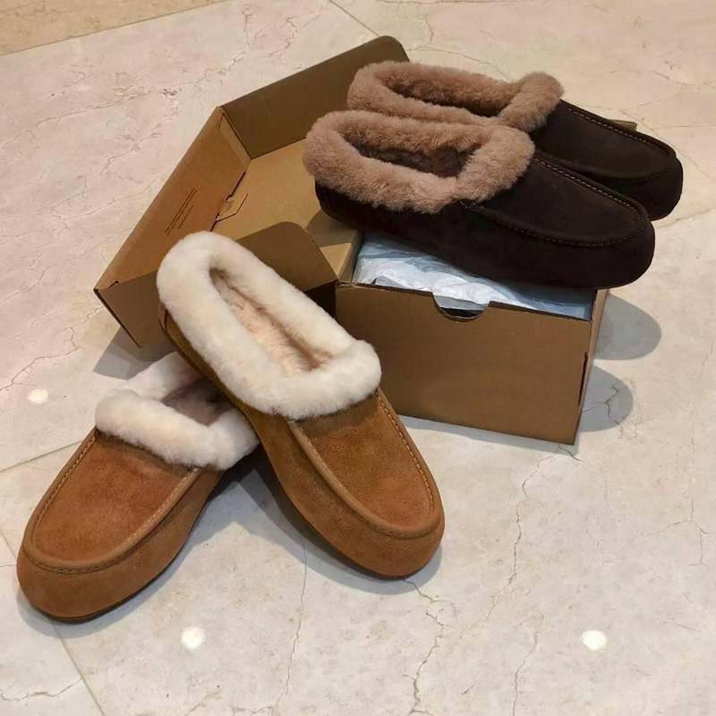 British Style New Retro Fur Integrated Fur Shoes, Comfortable Casual Flat Loafers, Slip-On Lazy Shoes British Style New Retro Fur Integrated Fur Shoes, Comfortable Casual Flat Loafers, Slip-On Lazy Shoes