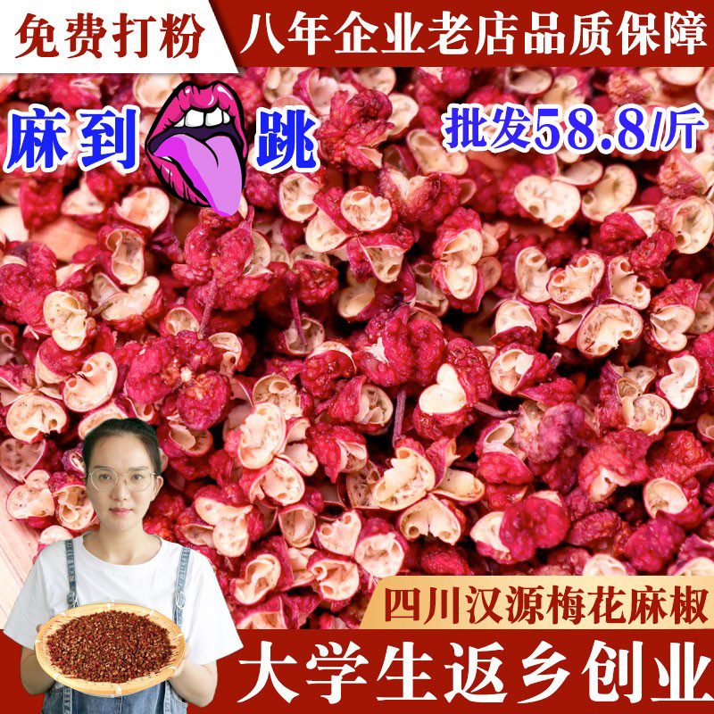 Sichuan Hanyuan Dahongpao hemp pepper 100g special hemp special fragrant pepper Hanyuan tribute pepper hemp pepper plum pepper spice Daquan