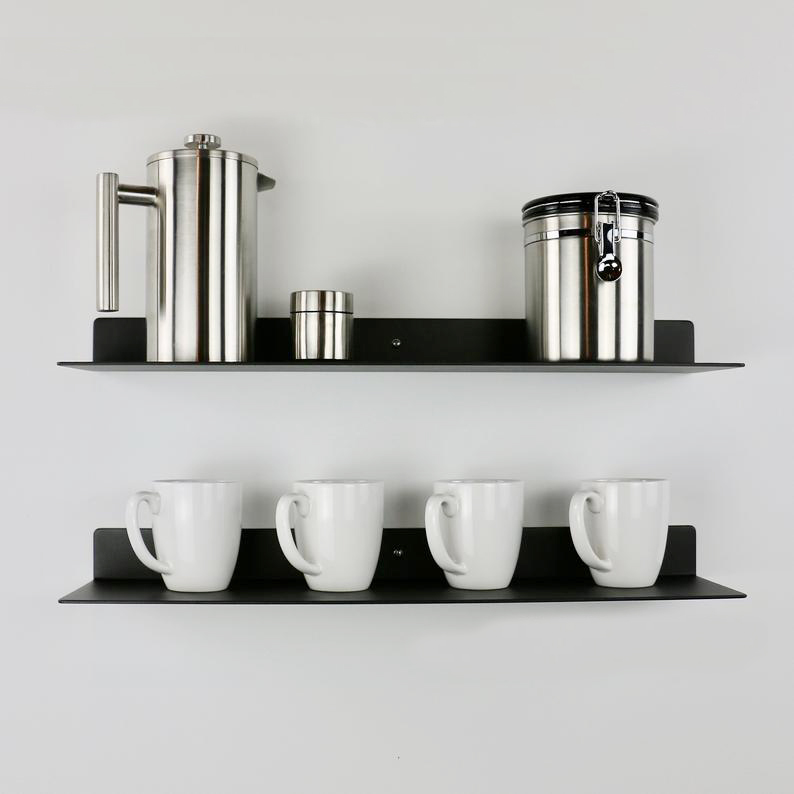 Nordic wrought iron wall rack kitchen word board creative wall display stand light luxury wall hanging decorative shelf bookshelf