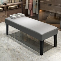 Modern simple bed tail stool clothing store try on shoe stool solid wood k footstool bed front bedside bench bench sofa sofa