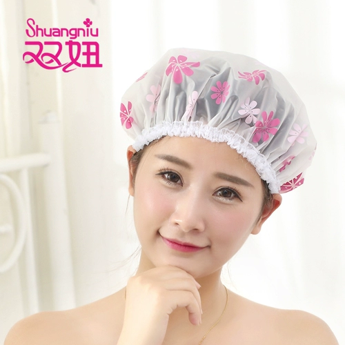 Водонепроницаемая шапочка для душа для взрослых, милая модная матовая шапочка для мытья головы
