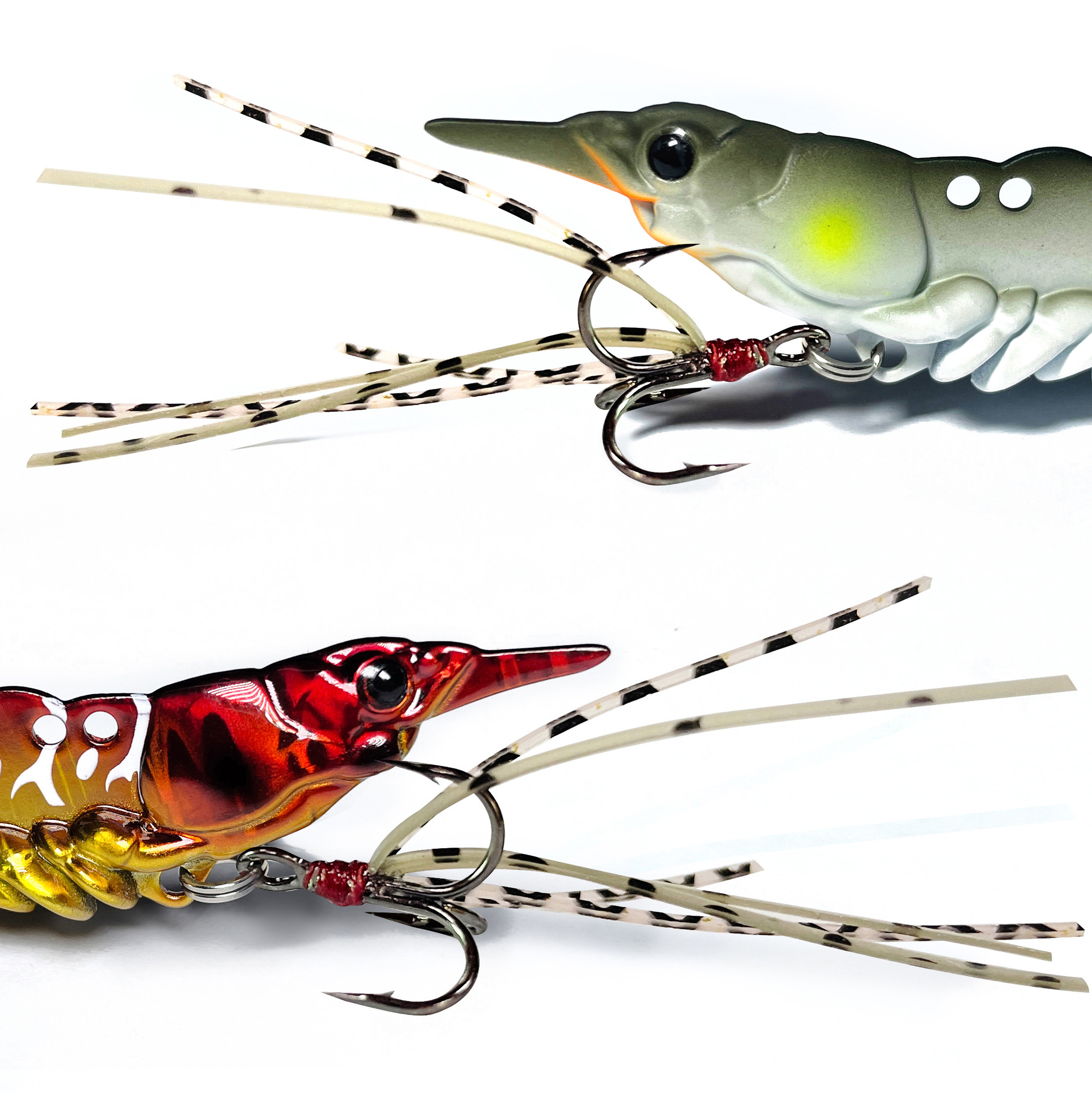 Дорожные суб- приманки 新款大河奔流青虾vib金属饵活虾路亚饵鲶鱼红尾翘嘴拟饵假饵套装 Rivers flowing