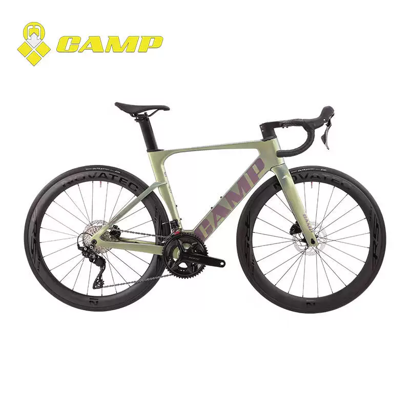 Карбоновая рама 25New CAMP ACE7000PRO с полным внутренним проводкой гидравлическим барабаном 24-скоростной дорожный велосипед