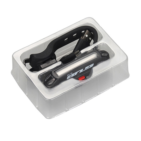 GUB M38C 三色车尾灯 自行车尾灯USB充电 夜骑灯山地车灯配件