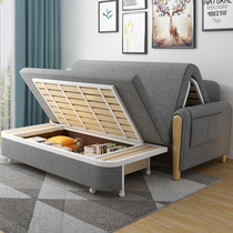 Foldable Sofa Bed Dual-use double small family Type balcony telescopic bed Sleeping Sofa Storage Multifunction