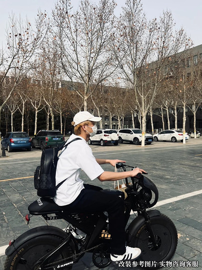 Phoenix Super73 Electric Bicycle New National Standard Mountain Off-Road Snow Lithium Battery-Assisted Retro Electric Bike