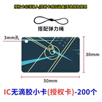 200 не -кротовая небольшая карта [IC] Карта авторизации