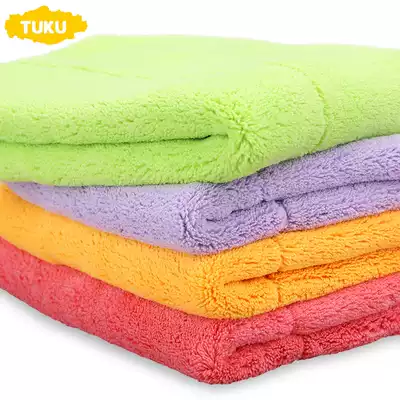 Touku towel fishing towel outdoor two-color thick hand wipe towel absorbent catch fish