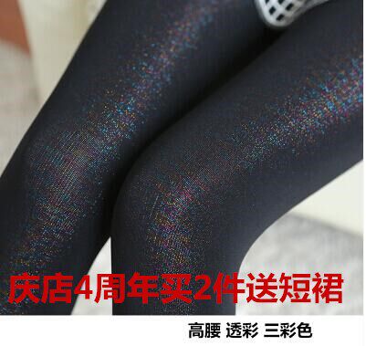 Influencer's new colorful cotton women's leggings, spring and autumn, fleece, thick, plus size pantyhose, outerwear, leggings, foot tread 