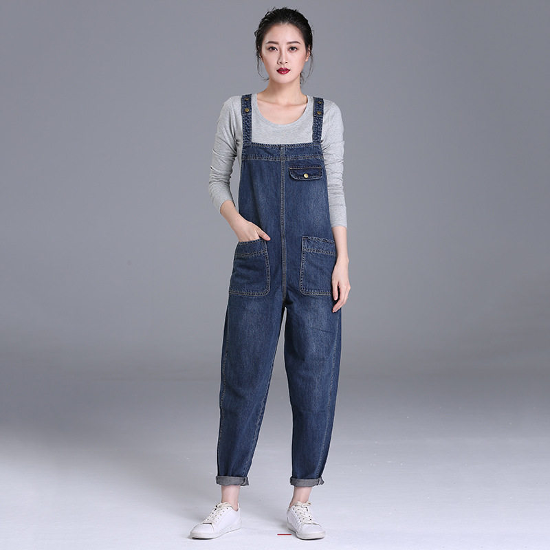 Women's all-match new spring, autumn, summer, Korean version, denim, baby bag, pants, women's trousers, autumn wear, loose, autumn tide 2022