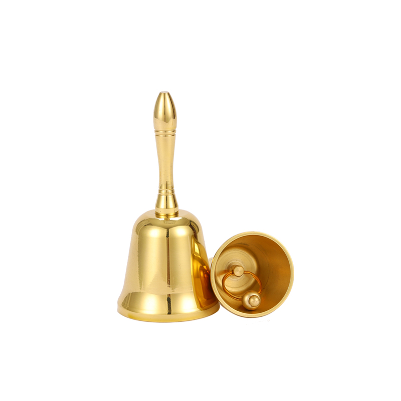 Hand-rolling bell pure copper children's ringing bell old man calling bell bar dining room bar delivery vegetable bell meeting class bell