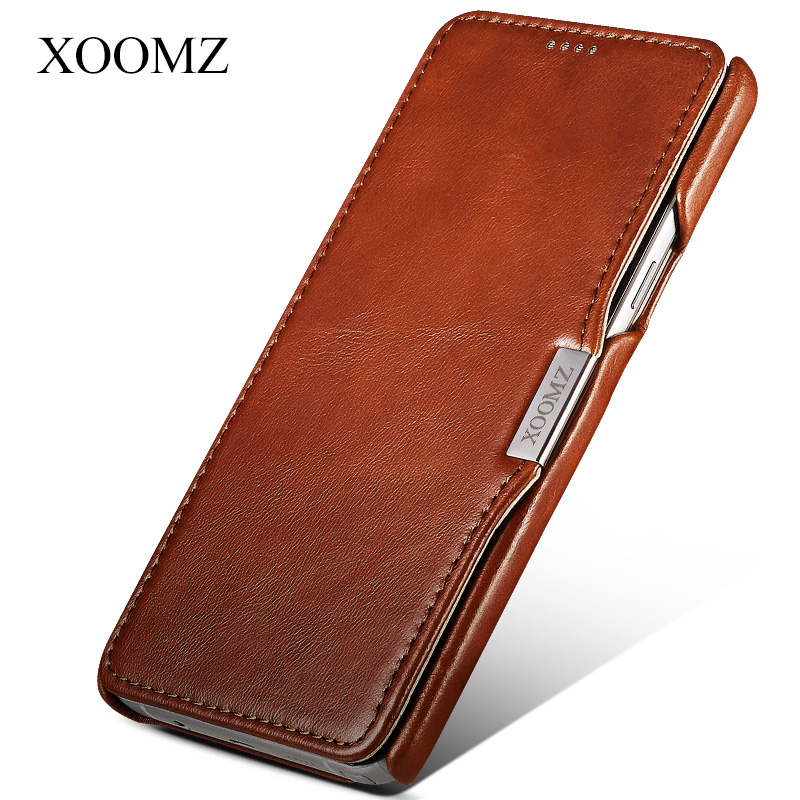 iCarer Vintage Series Side Open Handmade Genuine Cowhide Leather Case Cover for Samsung Galaxy Note 5