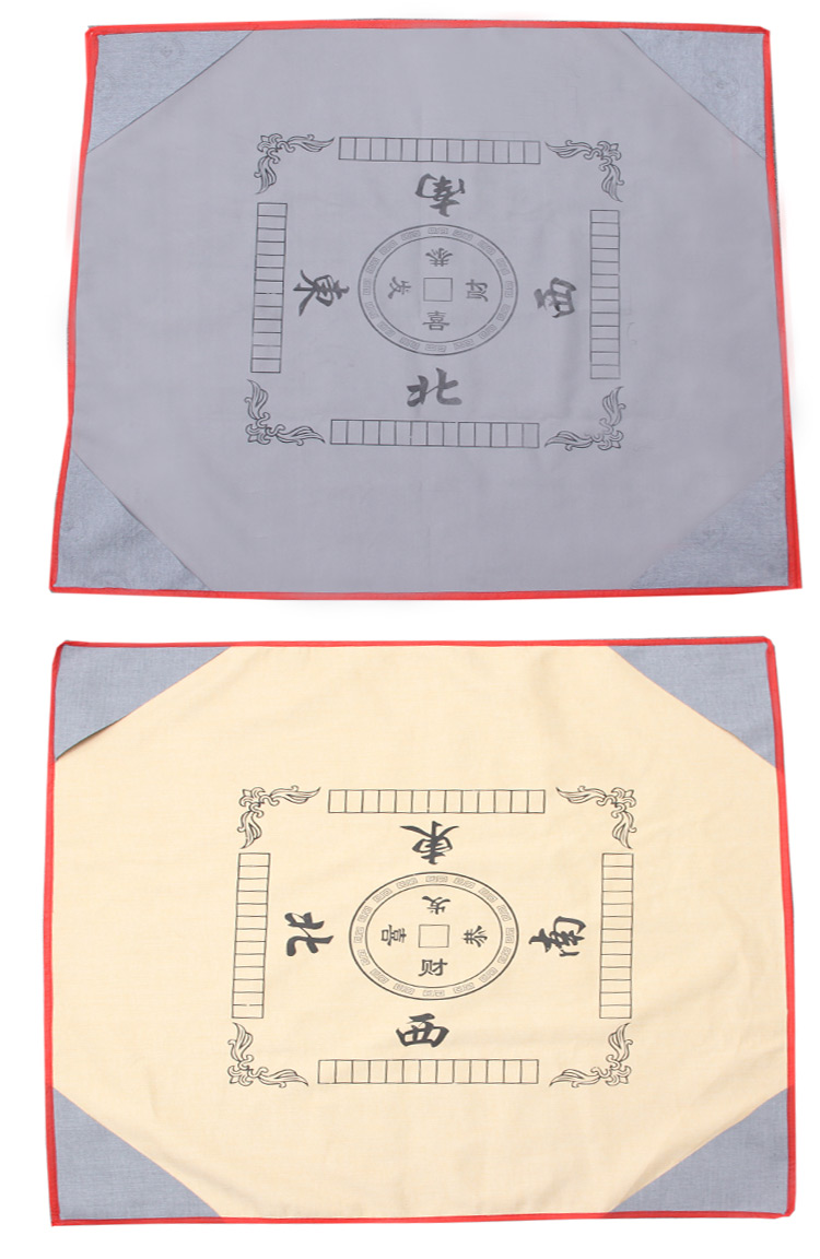 Mahjong mat mahjong mat mahjong vải khăn trải bàn dày silencer pad với túi nhà lớn vuông chăn pad - Các lớp học Mạt chược / Cờ vua / giáo dục bộ cờ vua bằng gỗ cao cấp