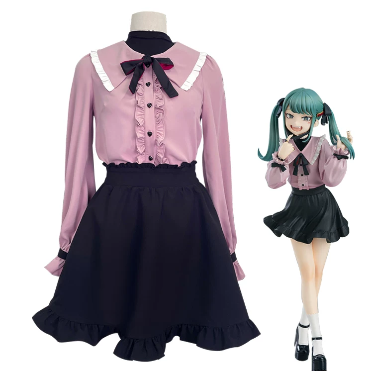 Косплей костюм Hatsune коса VOCALOID вампир юбка аниме костюм Хэллоуин косплей будущего