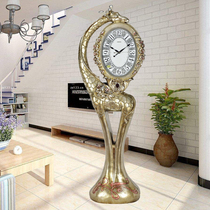 Standing Bell Living Room Modern Minima Floor Clock Large Bell Eurostyle Villa American Clock Pendulum FASHION VERTICAL BELL TOWER BELL