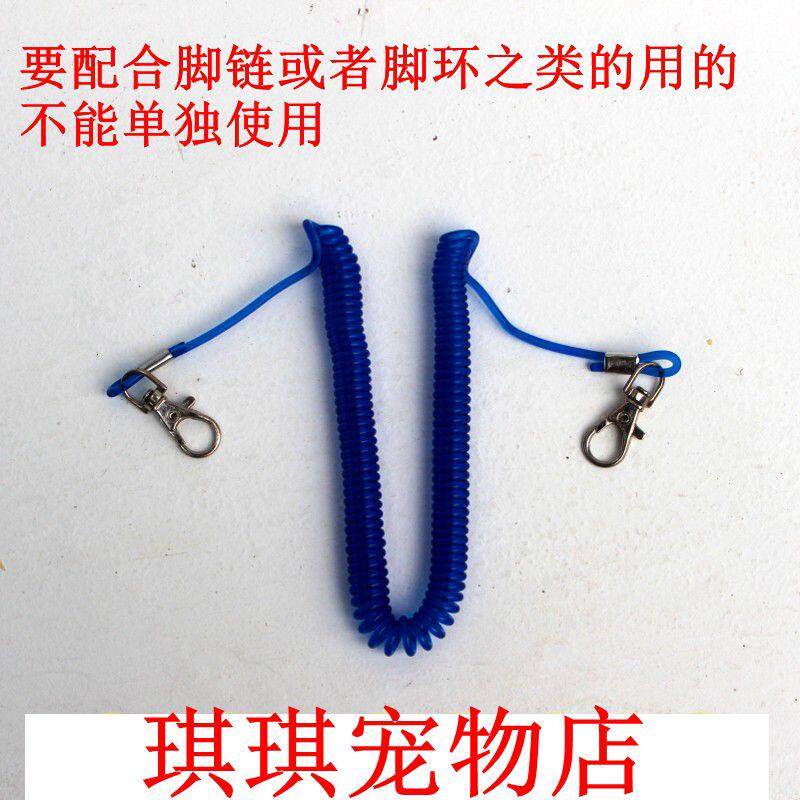 Large and small parrot training flying rope bird out elastic rope traction rope parrot put