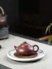 Yixing Purple Sand teapot pure handmade famous household small capacity fat stone scoop Purple sand sand pot tea set