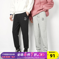 Snoopy co-branded] Tang Lion Spring and Autumn Couple Casual Long Pants Mens Sports Women Appear Thin Harun Plus Fleece Pants