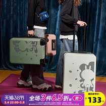 Trolley case childrens suitcase 20 inch universal wheel new mens and womens new rugged boarding code suitcase