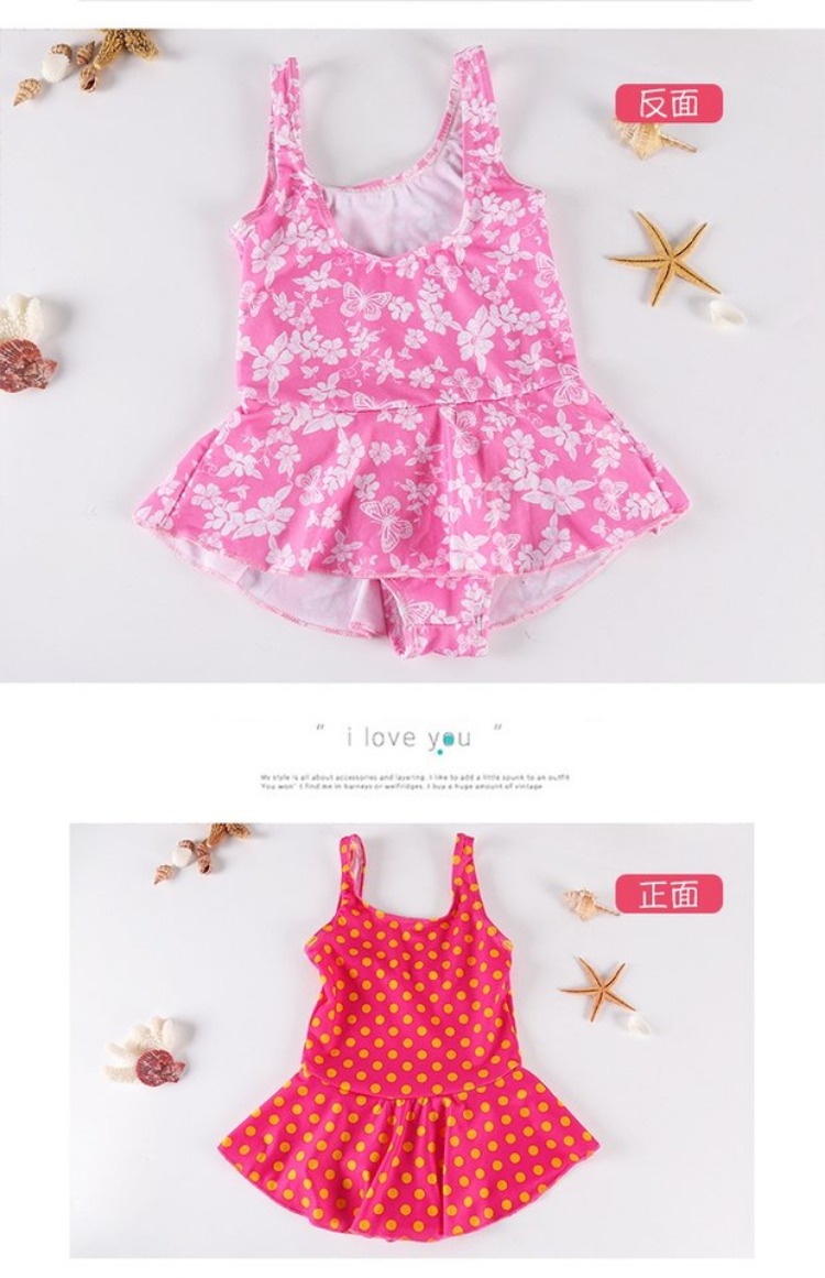 Đồ bơi trẻ em mới cho bé gái Phiên bản Hàn Quốc của kiểu váy một mảnh nhỏ Đồ bơi trẻ em công chúa bong bóng mùa xuân bán buôn - Bộ đồ bơi của Kid mua đồ bơi cho be gái 12 tuổi