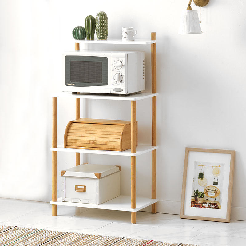 RUICHANG shelf Floor-to-ceiling kitchen microwave oven rice cooker electrical shelf Multi-layer storage layer shelf