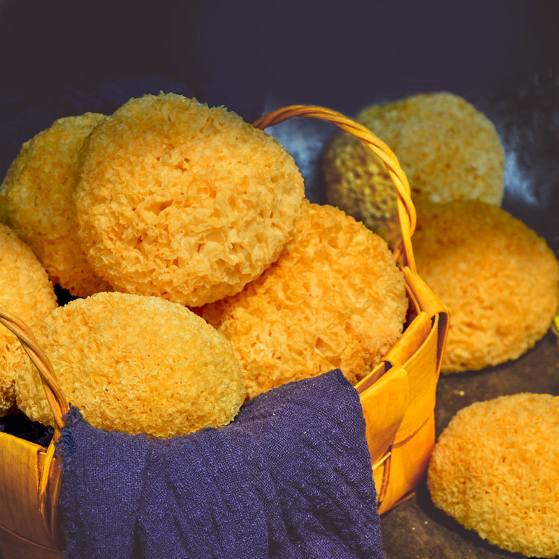 Ugly-ear gutian glutinous rice without sulphur washed white fungus Snow ear Yi glutinous out of dry goods and silver ear Fujian Province 200 gr