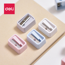 Del 0594 pencil sharpener student pencil sharpener manual pencil sharpener small mini pen pen knife color pen planer