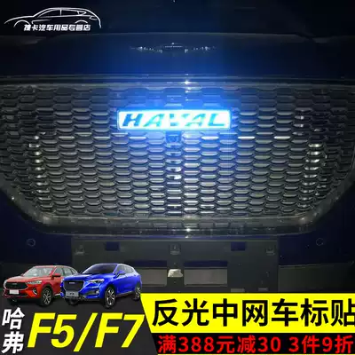 Great Wall New HAVAL H6 Reflective Car Label Sticker M6H2H5H6 Modification China Net Front Car Label HAVAL Harvard Alphabet