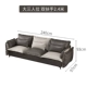 Vải kỹ thuật sofa ánh sáng sang trọng Bắc Âu đơn giản hiện đại sofa vải căn hộ nhỏ phòng khách chaise longue kết hợp phong cách nội thất - Ghế sô pha