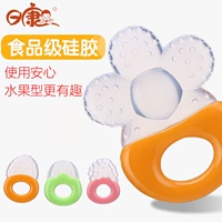 Клубника, прорезыватель, в цветочек, кукурузные зерна, принт, 2 шт, 2 шт