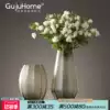 American simple frosted glass vase decoration Home living room model room flower arrangement TV cabinet Dining table decoration