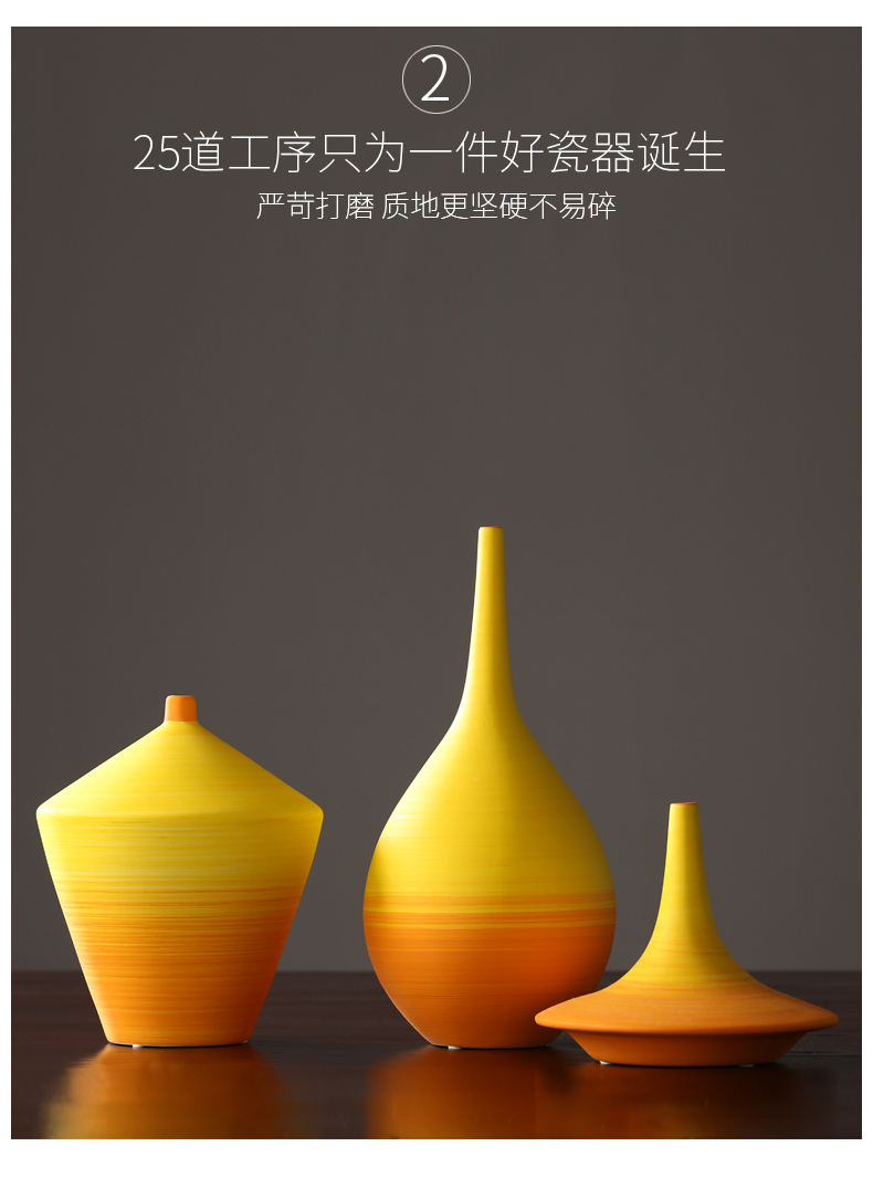 I and contracted ceramic vase furnishing articles sitting room table, TV ark, Nordic dried flower arranging flowers, flower implement home decoration