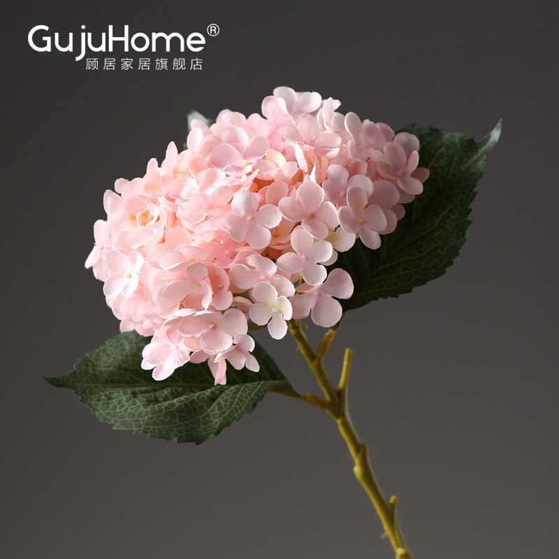 Simulation hydrangea fake flower silk flower home decoration living room dining table overall flower arrangement wedding bouquet